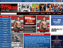 Tablet Screenshot of muscle-fitness.sk